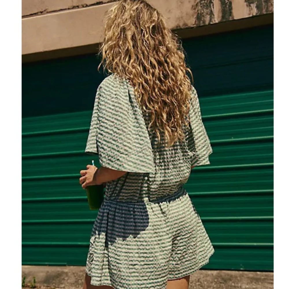 New county line plaid romper oversize - Picture 2 of 4